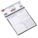 Caderneta de Bloco Notas Adesivas BRW Black - 4 Blocos x 25 Folhas