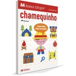 Papel Chamequinho Branco A4 120g/m² - 50 Folhas