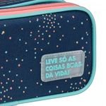 Estojo Triplo Grande Tilibra Academie Dots Tom Pastel Academie