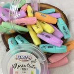 Mini Marca Texto BRW Tom Pastel - Kit e unidade