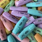 Mini Marca Texto BRW Tom Pastel - Kit e unidade