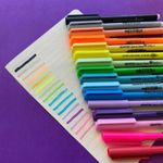 Kit Marca Texto NewPen Slim - Caneta - 16 ou 6 Cores - Pastel e Neon