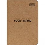 Caderneta Tilibra Kraft Mini Capa Flexível Grampeada - 32 Folhas