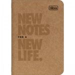 Caderneta Tilibra Kraft Mini Capa Flexível Grampeada - 32 Folhas