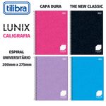 Caderno Universitário Caligrafia Capa Dura Tilibra Lunix - 80 Folhas