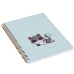 Caderno BRW Capa Dura Pautado Best Friend Pet Gatinho e Cachorrinho - 200x275mm