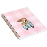 Caderno BRW Capa Dura Pautado Best Friend Pet Gatinho e Cachorrinho - 200x275mm