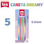 Kit Caneta Tris Dreamy Ponta Fina Degradê Rainbow Coloridas 0.5mm ou 0.7mm