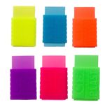 Borracha com Capa Plástica Protetora Cis Plast Fluo - Cores Neon