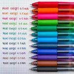 Kit Caneta Pentel Energel X Retrátil Ponta Fina 0,5mm ou 0,7mm