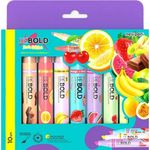 Kit Marca Texto Be Bold NewPen Fruit Edition - Com Cheirinho