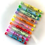 Kit Marca Texto Be Bold NewPen Fruit Edition - Com Cheirinho