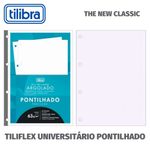 Refil Caderno Universitário Argolado Fichário Tiliflex Tilibra - Pontilhado Quadriculado Colorido
