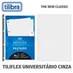 Refil Caderno Universitário Argolado Fichário Tiliflex Tilibra - Pontilhado Quadriculado Colorido