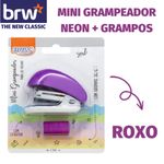 Kit Grampeador + Grampos Coloridos BRW