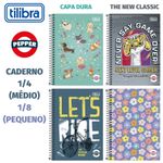 Caderno ou Caderneta Capa Dura ou Flexível Tilibra Pepper 1/4 ou 1/8 - 80 Folhas