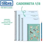 Caderno ou Caderneta Capa Dura ou Flexível Tilibra Pepper 1/4 ou 1/8 - 80 Folhas