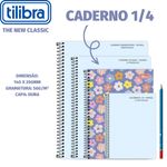 Caderno ou Caderneta Capa Dura ou Flexível Tilibra Pepper 1/4 ou 1/8 - 80 Folhas
