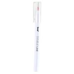 Marcador Double Line Traço Duplo BRW Ponta Fina 0.5mm - Caneta Ponta Dupla