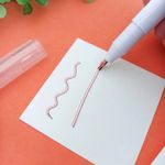 Marcador Double Line Traço Duplo BRW Ponta Fina 0.5mm - Caneta Ponta Dupla
