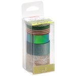 Kit 6 Fita Adesiva Washi Tape BRW Estampas e Texturas Diferentes