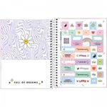 Caderno Colegial Tilibra Good Vibes Capa Dura - 10 Matérias