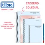 Caderno Colegial Tilibra Good Vibes Capa Dura - 10 Matérias