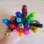 Caneta Sensations Newpen Colorida Ponta Fina 0.7mm - Tinta Gel Líquida
