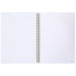 Caderno BRW Capa Dura Pautado Coração S2 - 200x275mm - Folhas Brancas