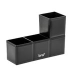 Organizador Plástico BRW Tetris - Preto, Branco, Rosa e Verde Pastel