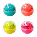 Kit Elástico Colorido Tilibra Bolinha - 90 unidades - Autismo Ligas