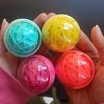 Kit Elástico Colorido Tilibra Bolinha - 90 unidades - Autismo Ligas