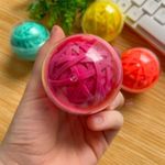 Kit Elástico Colorido Tilibra Bolinha - 90 unidades - Autismo Ligas