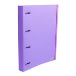 Fichário Dello A4 Color Rosa ou Roxo
