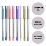 Caneta Gel Cis BPX - Branca, Ouro, Prata, Tons Pastel 1,0mm 0,7mm - unidade