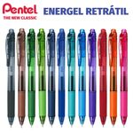 Caneta Gel Pentel Energel X Retrátil Ponta Fina - 0,5mm ou 0,7mm
