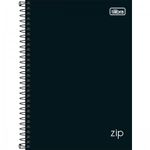 Caderno ou Caderneta Tilibra Zip Preto 1/4 ou 1/8 - 160 ou 80 Folhas