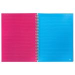 Caderno BRW Capa Dura Pautado Enjoy - 200x275mm - Folhas Coloridas e Brancas