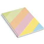 Caderno BRW Capa Dura Pautado Enjoy - 200x275mm - Folhas Coloridas e Brancas