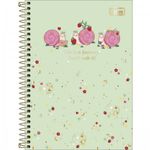 Caderno ou Caderneta Tilibra Mellow 1/4 ou 1/8 - 80 Folhas - Capivara, Sapinho, Porco Espinho e Caracol
