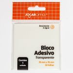 Bloco Jocar Office Transparente Notas Adesivas 50 Folhas