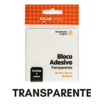 Bloco Jocar Office Transparente Notas Adesivas 50 Folhas