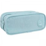 Estojo Duplo Grande Tilibra Academie - Preto, Happy Tom Pastel Dots