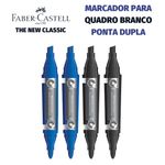 Marcador Permanente Faber Castell Duas Pontas - Ponta Redonda e Chanfrada