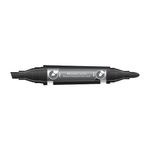 Marcador Permanente Faber Castell Duas Pontas - Ponta Redonda e Chanfrada