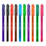 Kit Caneta Colorida Jocar Office Hyper 1mm - Estojo com 10 ou 4 Cores