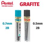 Grafite Pentel HI-Polymer para Lapiseira 0.7mm - 0.9mm - 0.5mm