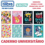 Caderno Universitário Capa Dura Tilibra Show - 20, 16, 10 ou 1 Matéria