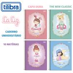 Caderno Universitário Capa Dura Tilibra La Liz Menininha Fofa Tom Pastel - 10 Matérias
