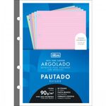 Refil para Caderno Colegial Argolado e Fichário Tiliflex Tilibra - Colorida - Cinza - Com/ Sem Pauta